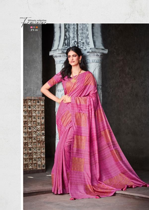 Sr Panama Fancy Soft Linen Saree Collection